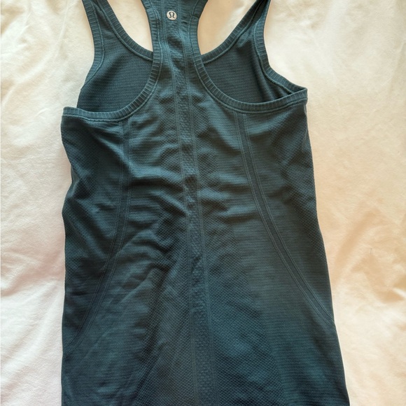 Lululemon Tuquoise Racerback Tank Top - Picture 2 of 2